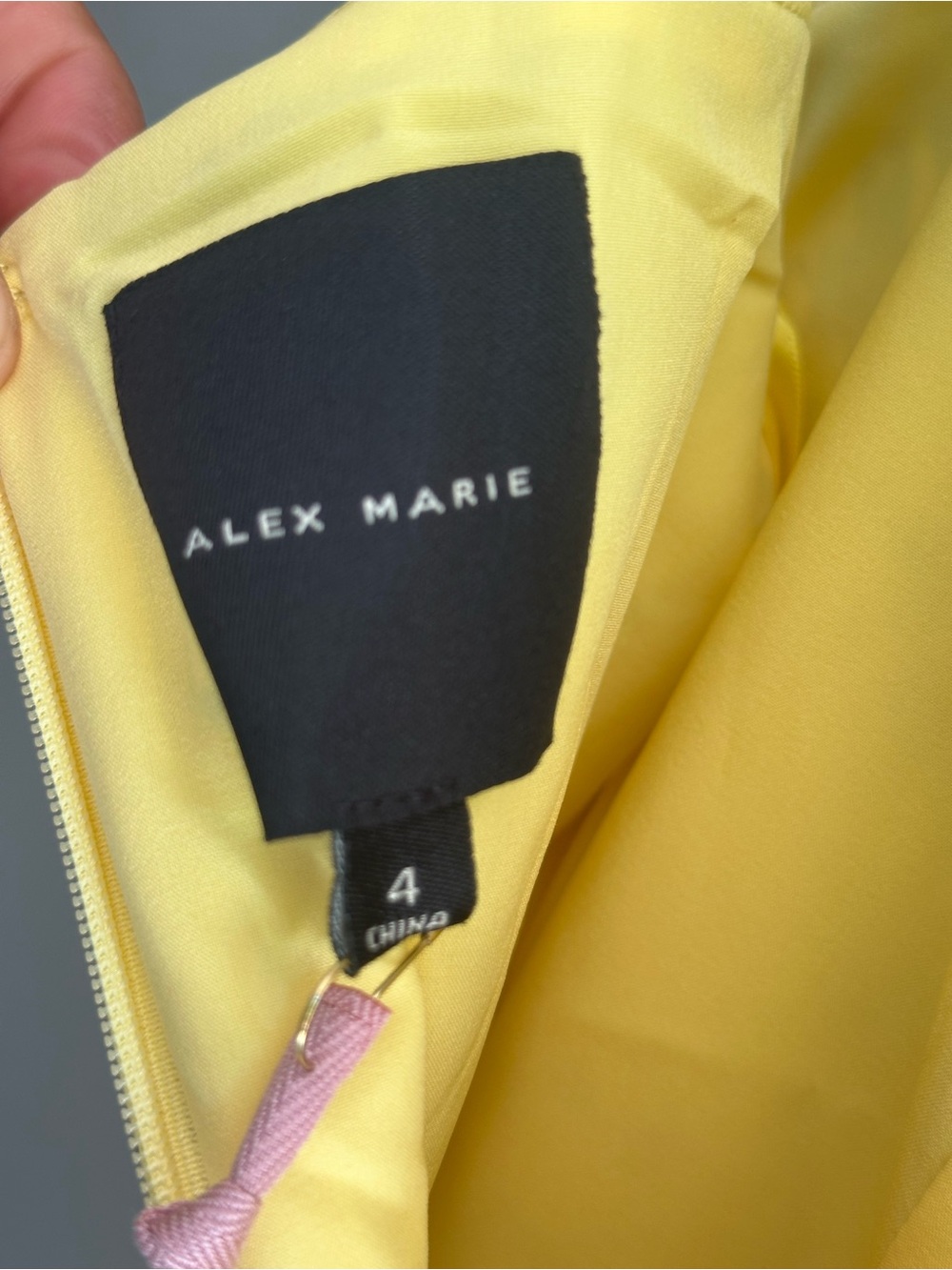 Alex Marie Yellow Floral Midi Dress - Picture 7 of 9
